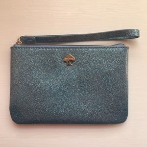 [NWOT]Kate Spade Glitter Bug Lakesedge Blue Clutch